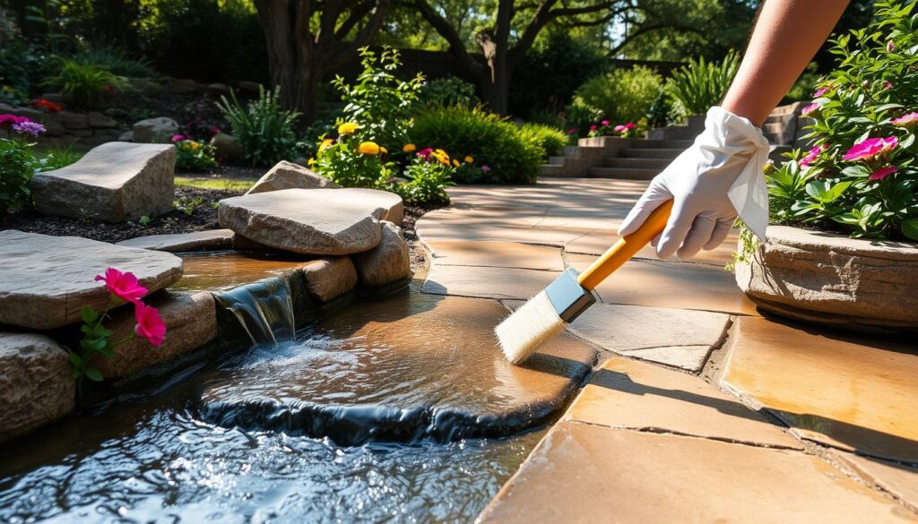 stone patio maintenance