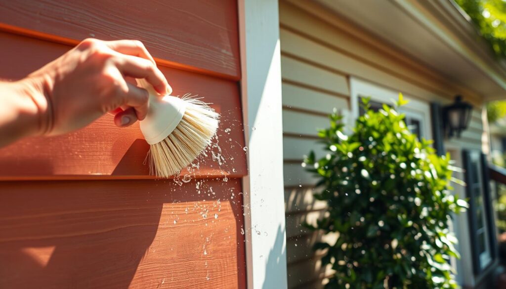 maintaining paint quality while cleaning exterior