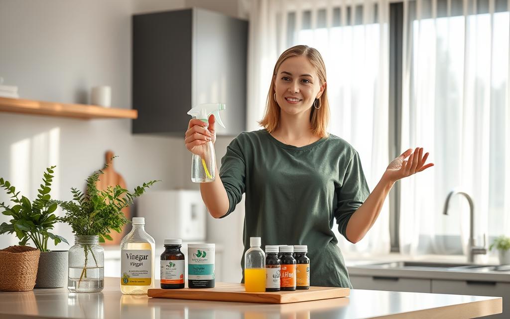 green cleaning routine