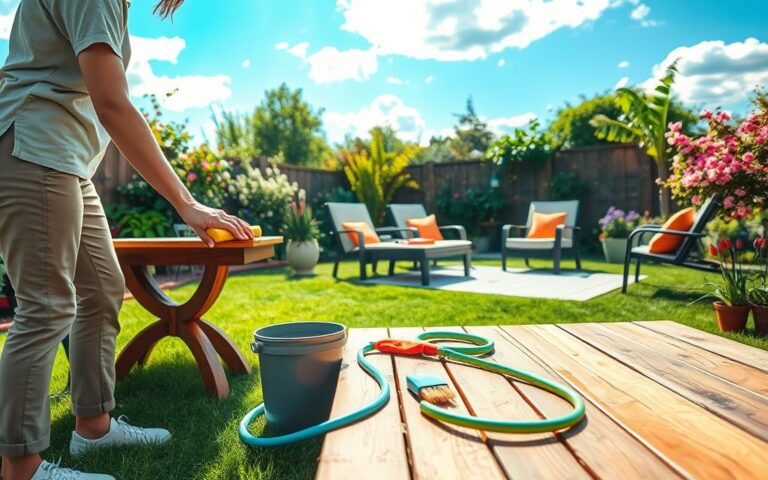 how to clean outdoor furniture